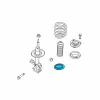 OEM 2017 Nissan Juke Front Spring Rubber Seat Lower Diagram - 54035-JG00A