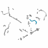 OEM Nissan Maxima Hose Assy-Suction, Power Steering Diagram - 49717-2Y900