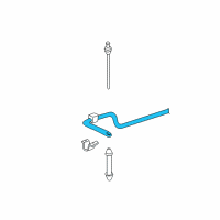 OEM 2003 Dodge Neon Bar-Rear SWAY Diagram - 5272258AB