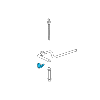 OEM 2002 Dodge Neon Clamp-STABILIZER Bar Cushion Diagram - 4656478AB