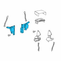 OEM 2016 Ram 1500 Sensor-Ride Height Diagram - 68414985AA