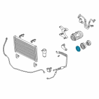 OEM Oldsmobile Aurora Clutch Plate & Hub Assembly Diagram - 6581515