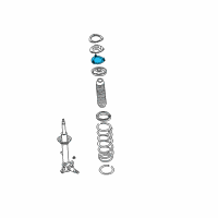 OEM Infiniti M45 INSULATOR STRT Mounting Diagram - 54320-AR00A