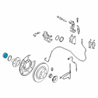OEM 2015 BMW 428i xDrive Angular Contact Ball Bearing, Radial Diagram - 33-41-6-792-361