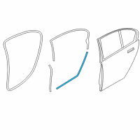 OEM 2014 BMW 750i xDrive Seal, Door Gap, Door, Rear Bottom Diagram - 51-35-7-178-017