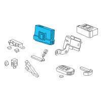 OEM Honda CR-Z Control Unit, Smart Power Diagram - 38329-SZT-A11