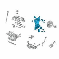 OEM 2018 Honda CR-V Case Assy., Chain Diagram - 11410-5PH-A00