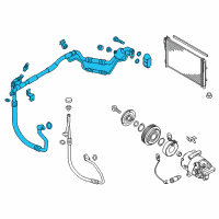 OEM 2014 Hyundai Elantra Coupe Tube Assembly-Suction & Liquid Diagram - 97775-A7600