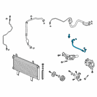 OEM Honda Civic Hose Complete, Discharge Diagram - 80315-TGH-A01