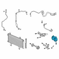 OEM 2019 Honda Civic Compressor Diagram - 38810-RPY-E05