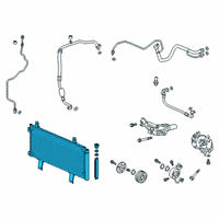 OEM 2020 Honda Civic Condenser Assy. Diagram - 80100-TGN-G01