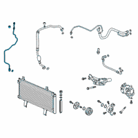 OEM Honda Civic Pipe Complete, Receiver Diagram - 80341-TGH-A01