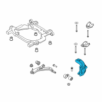 OEM 2019 Lincoln MKT Knuckle Diagram - DE9Z-3K185-A