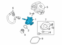 OEM Ford Explorer Fuel Pump Diagram - JL3Z-9350-B