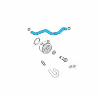 OEM Toyota Tundra Oil Cooler Hose Diagram - 15778-62030