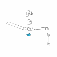 OEM 2004 Cadillac SRX Retainer-Front Stabilizer Shaft Insulator Diagram - 25750245