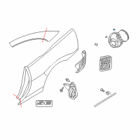 OEM Chrysler Spring-Fuel Filler Door Diagram - MR473266