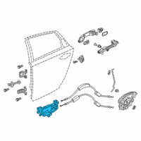 OEM 2020 Honda Clarity Handle (Grand Bonheur Silver) Diagram - 72120-TRV-A01ZA