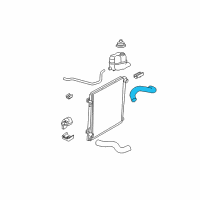 OEM 2005 Ford Explorer Upper Hose Diagram - 1L2Z-8260-AB