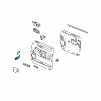 OEM 2004 Hummer H2 Switch Asm-Driver Seat Adjuster Memory Diagram - 15173780