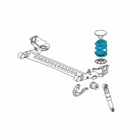 OEM 2003 Saturn Ion Rear Spring Diagram - 22729259