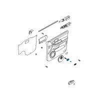 OEM 2003 Kia Sedona Lamp-Courtesy, LH Diagram - 0K53B51490