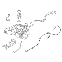OEM 2015 Nissan Altima Lock Assy-Fuel Filler Lid Diagram - 78827-3BG0A