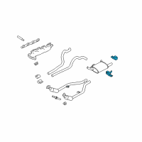 OEM 2011 Ford Mustang Front Bracket Diagram - BR3Z-5A246-A