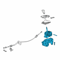 OEM 2016 Buick Verano Shifter Diagram - 22966995