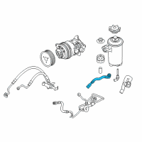 OEM 2010 BMW X6 Radiator Return Line Diagram - 32-41-6-792-491