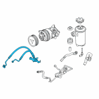 OEM BMW Expansion Hose Diagram - 32-41-6-786-795