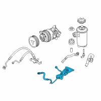 OEM 2014 BMW X5 Return Pipe Diagram - 32-41-6-855-261