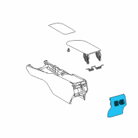 OEM Toyota Camry Rear Panel Diagram - 58903-33310-A0