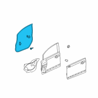 OEM Weatherstrip, R. FR. Door Diagram - 72310-SNE-A01