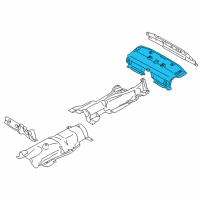 OEM 2021 BMW X2 Heat Insulator Rear Silencer Diagram - 51-48-7-392-646