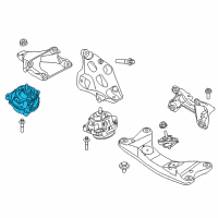 OEM BMW 230i Engine Mount Right Diagram - 22-11-6-859-414