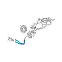 OEM 2003 Ford Excursion Hose & Tube Assembly Diagram - YC3Z-3A713-AE