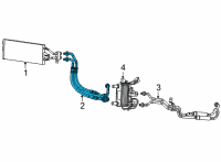 OEM 2021 Jeep Grand Cherokee L Line-Oil Cooler Pressure And Ret Diagram - 68379506AA