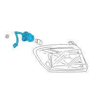 OEM 2016 Chevrolet Cruze Socket & Wire Diagram - 84364227