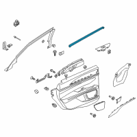 OEM Lincoln MKZ Belt Weatherstrip Diagram - DP5Z-5425860-B