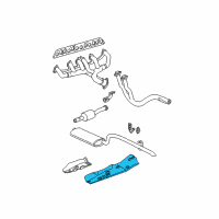 OEM 2004 Jeep Grand Cherokee Shield-Heat Diagram - 55135709AC