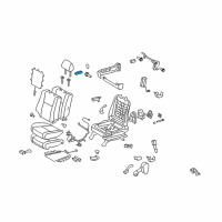 OEM 2016 Toyota Sequoia Slide Knob Diagram - 84921-AE020-C0