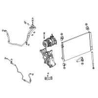 OEM 2018 GMC Sierra 3500 HD Hose & Tube Assembly Valve Diagram - 84250370