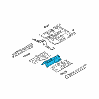 OEM Infiniti FX35 Floor-Front, Center Diagram - 74310-CG100