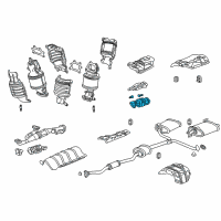 OEM 2007 Honda Accord Converter Diagram - 18160-RCJ-L00