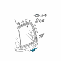 OEM Chrysler Handle-LIFTGATE Diagram - ZK71XWGAE