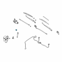 OEM 1997 Nissan Altima Cap-Windshield Washer Tank Diagram - 28913-5B600