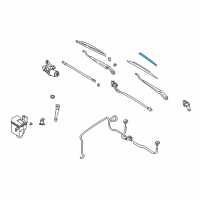 OEM 1998 Nissan 200SX Wiper Blade Refill Diagram - 28895-9E000