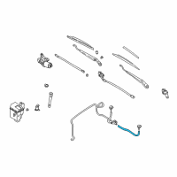 OEM 2000 Nissan Altima Hose Washer Diagram - 28940-9E010