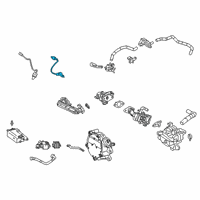 OEM 2019 Toyota Corolla Lower Oxygen Sensor Diagram - 89467-02140